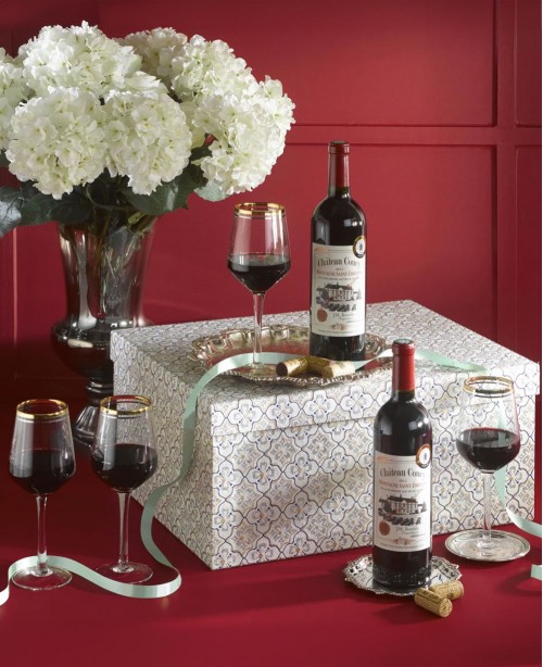 Château Coucy & Glasses Gift Set <br/>(Christmas Hamper)