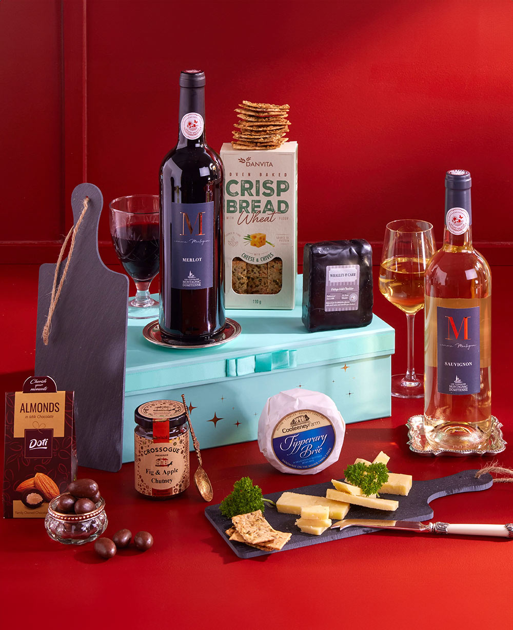 Tribute To Cheese & Wine Gift Hamper<br/>(Corporate Gifts)